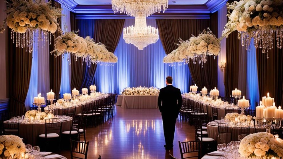 Candlelit Confessions: Romantic Ballroom Wedding Proposal Ideas