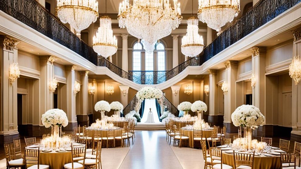 Elegance Under the Chandeliers: Planning Your Ballroom Wedding Aesthetics