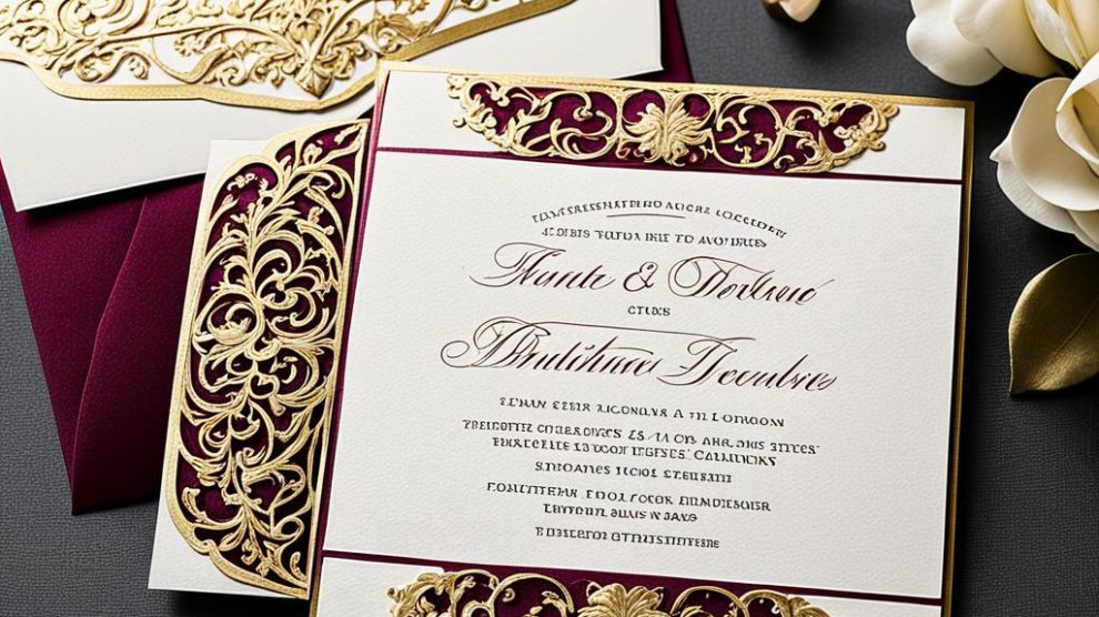 Gilded Invitations: Designing Announcements as Grand as Your Ballroom Venue
