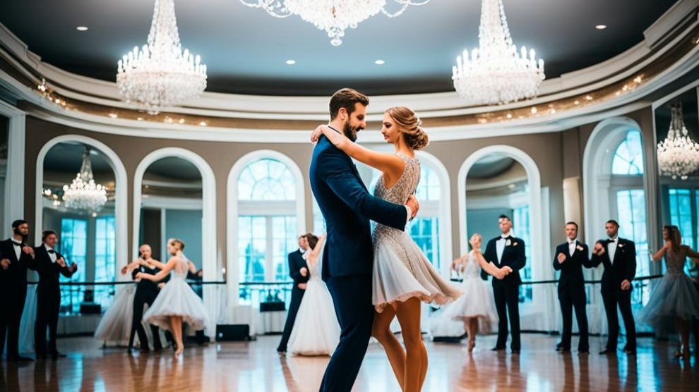 Step into the Spotlight: Mastering Your First Dance in a Grand Ballroom