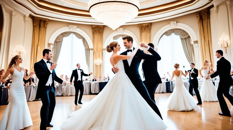 Twirls and Tails: A Guide to Ballroom Wedding Attire
